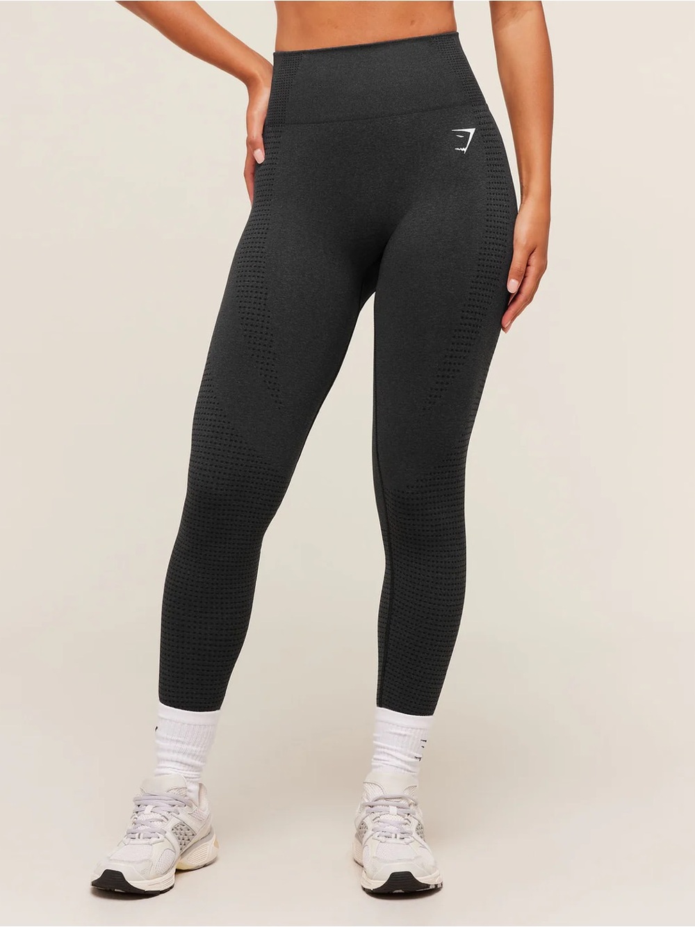 Gymshark Vital Seamless 2.0 Leggings in Black Marl